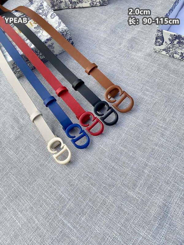 Dior belt 20mmX90-115cm 8L23